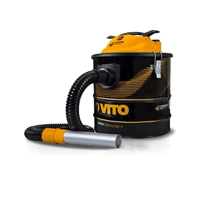 Image de VITO Aspirateur de Cendres Tornado 1400W 18L Filtre HEPA Fonction Souffleur