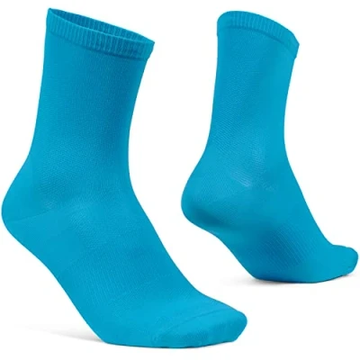 Image de GripGrab Lightweight Airflow Mesh Sommer Radsport Socken Atmungsaktiv 10 Farben 2 Längen High Performance Fahrradsocken Chaussettes de Cyclisme, Bleu Long, 44 47 Mixte