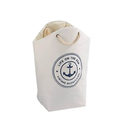 Image de WENKO Panier à Linge Sylt également utilisable comme Shopper Beige