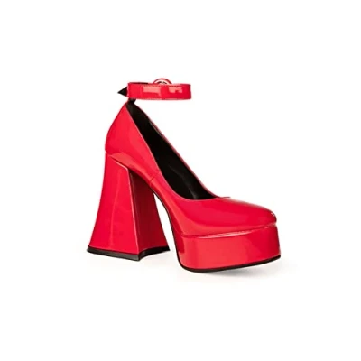 Image de Lamoda Femme Build Me Up Escarpins, Rouge/Motifs, 38 EU