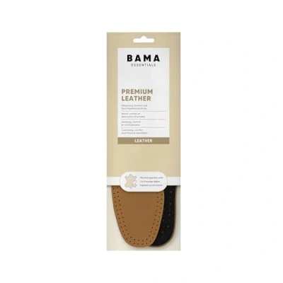 Image de Semelles intérieures en cuir Bama Premium Inserts absorbant les chocs avec charbon actif pour plus de confort adultes 1 paire 42/43 EUR