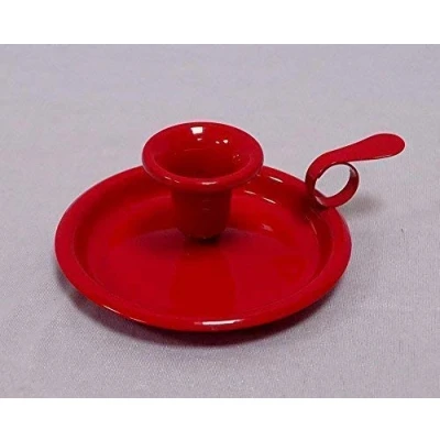 Image de Linoows Style Ancien Chandelier, Lampe de Nuit, Porte Bougie, Assiette Chandelier Rouge