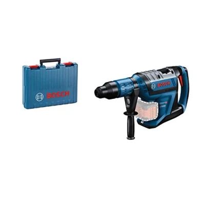 Image de Bosch Professional perforateur sans fil BITURBO GBH 18V 45 C (force de frappe : 12,5 J, avec module connectivité + présélections vitesse, batterie ni chargeur, dans coffret)