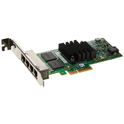 Image de Intel I350T4V2 Adaptateur et Carte réseau Accessoire (Filaire, PCI E, Ethernet, 1000 Mbit/s, I350, 10/100/1000BaseT(X)) Vert, Argent