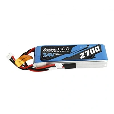 Image de Gens Ace 2700mAh 7,4V 1C Transmetteur Pack Batteries RC, Multicolore (GEA27002SRXFJ)