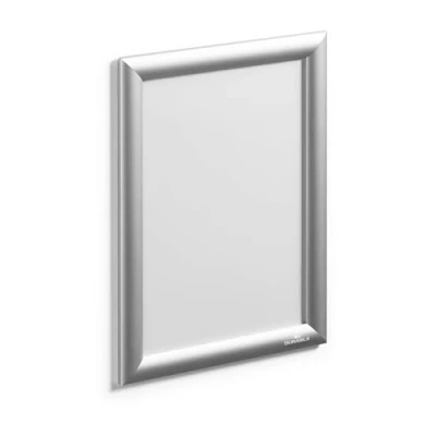Image de DURABLE Cadre clipsable en aluminium A4 adhésif &amp; vis inclus argent 1 pièce 479623