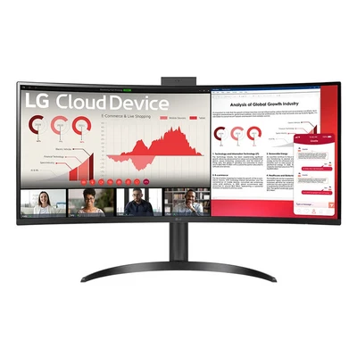 Image de LG 34CR651W BP PC tout en un/station de travail Intel® Pentium® Silver N6005 86,4 cm (34 ) 3440 x 1440 pixels All in One thin client 8 Go DDR4 SDRAM 256 SSD Windows 10 IoT Enterprise LTSC Wi Fi 6 (802.11ax) Noir Neuf