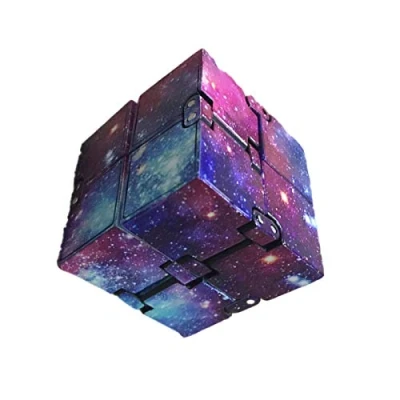 Image de 2021 Le Plus Récent Cube À Rabat Infinity, Infinity Fidget New Doigt Jouet pour Développer Cerveau Anti anxiété Stress l&#039;adulte Adulte