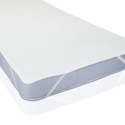 Image de Lumaland 1x Protège Matelas Imperméable 100x200 cm Certifié Oeko TEX Surmatelas &amp; Respirant Surface 100% Coton Silencieux sans grésillement