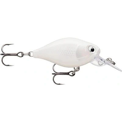 Image de Rapala Leurre de Pêche X Light Crank Mid Runner Construction Plastique Eau Douce Flottant Profondeur Nage 1,8m Taille 3,5cm / 4g Fabriqué en Estonie Pearl White