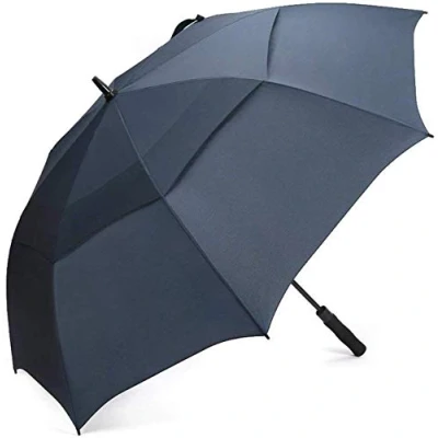Image de G4Free Golf Parapluie 68 Pouces Coupe Vent Double Auvent Extra Large Surdimensionné Automatique Ouvert Étanche Parapluies Bâton