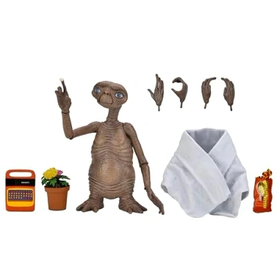 Image de NECA E.T. Ultimate Deluxe Figurine 40ème Anniversaire 18cm Noir