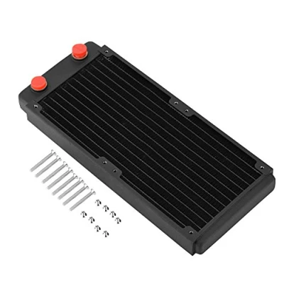 Image de radiateur de 120 mm/240 mm/360 mm/480 mm, en cuivre à Filetage G1/4 PC Refroidisseur d&#039;eau Liquide échangeur Chaleur pour Refroidissement par Eau