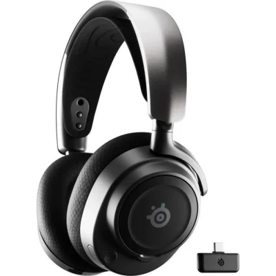 Image de SteelSeries Arctis Nova 7 Casque Gaming Sans Fil multiplateforme Haut parleurs magnétiques en néodyme Bluetooth et 2.4GHz simultanés Autonomie 38h Micro ClearCast Gen2 IA PC,PS5,Switch,VR,Mobile