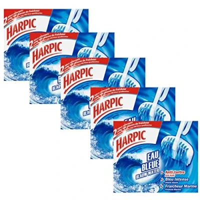 Image de HARPIC Lot de 6 Packs 2 Blocs WC Eau Bleue Anti tartre