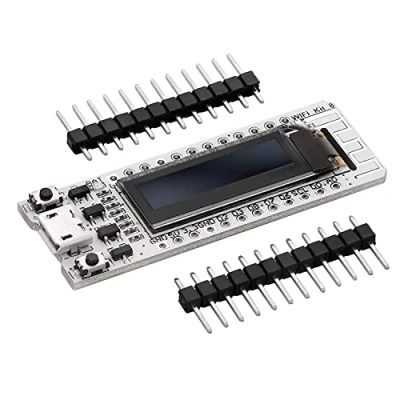 Image de AZDelivery NodeMCU ESP8266 12F Heltec avec écran OLED CP2102 Carte de développement WLAN WiFi Compatible Arduino y Compris Un eBook