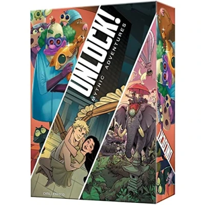 Image de Space Cowboys Unlock! Mythic Adventures Jeu de société d&#039;évasion pour Adultes et familles à partir 10 Ans 1 6 Joueurs 60 Minutes par Partie