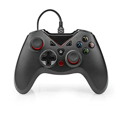 Image de Manette de jeu NEDIS GGPD110BK USB 12 boutons Vibration