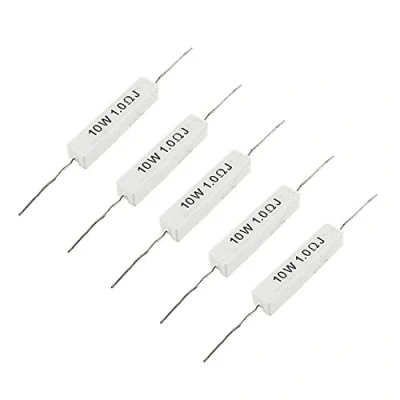 Image de QUAEDE 1.0 Ohm 10W Resistances de ciment a enroule en ceramique 5 Pieces