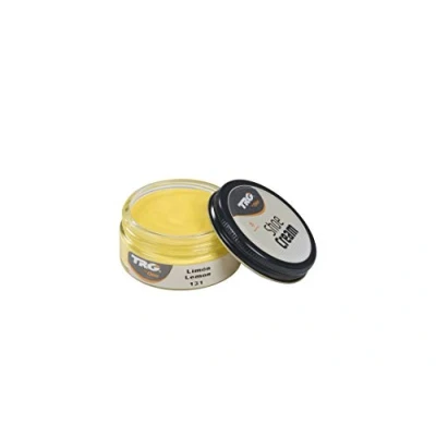 Image de TRG the One Shoe Cream, Crème pour cuir et synthétique, Jaune (131 Lemon), 50 ml