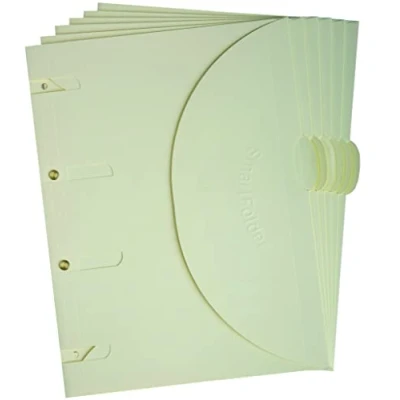 Image de Smartfolder Naturel Pack de 100 Pochettes Rangement format A4