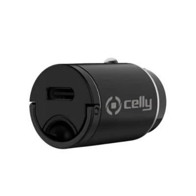 Image de Celly CCMINITYPEC chargeur d&#039;appareils mobiles Smartphone, Tablette Noir Allume cigare Auto Neuf