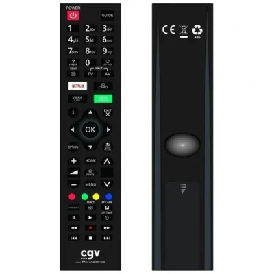 Image de Télécommande de remplacement CGV FIDELIO Panasonic Pour téléviseurs Sans programmation Prete a l&#039;emploi Neuf