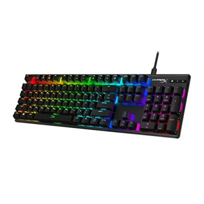 Image de HyperX Alloy Origins Clavier mécanique de Jeu RVB, commutateurs Rouges (Disposition Britannique)