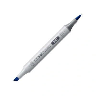 Image de COPIC Ciao B93, Light Crockery Blue, Twin Marker avec une pointe de largeur moyenne et « brush ».