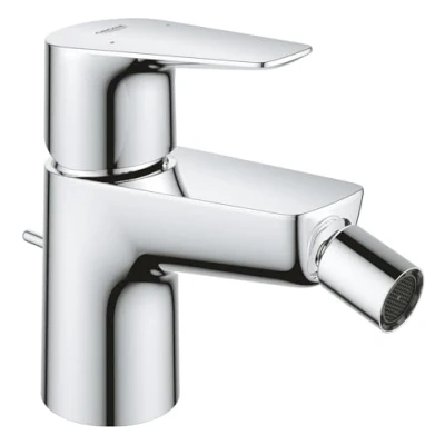 Image de GROHE Mitigeur monocommande Bidet Start Edge, robinet avec tirette de vidage, mousseur économique d&#039;eau, finition brillante et facile à nettoyer, chromé, 23345001 (Import Allemagne)