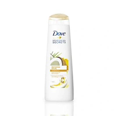 Image de Lot de 6 shampoings Dove Restoring Ritual (avec huile coco) Pour cheveux abîmés 250 ml