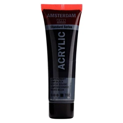 Image de Amsterdam Acrilico Standard 20 Ml. Nero