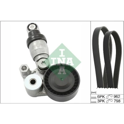 Image de INA 529 0431 10 Jeu de courroies trapézoïdales à nervures MAZDA: CX 5 I, 3 3/5 portes, 6 Break