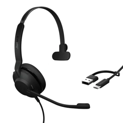 Image de Jabra Evolve2 30 SE USB A/USB C Casque Mono Filaire certifié pour Les équipes Microsoft