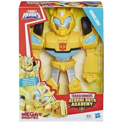 Image de Hasbro rescue bots academy transformers figurine articulée mega mighties 25 cms jaune