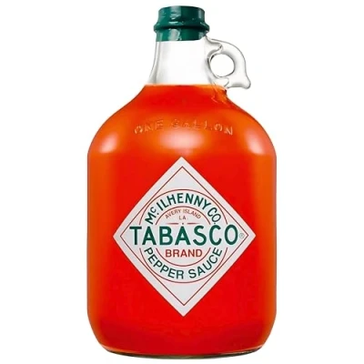 Image de TABASCO® Original Red Pepper sauce un Gallon de Rouge Originale 3800 ml une aux piments rouges qui enrichit vos repas saveurs intenses!
