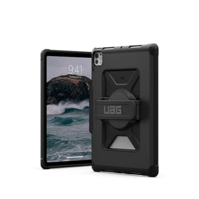 Image de Coque pour iPad Pro 11 M4 2024 Modèle Metropolis avec Handstrap Noir Neuf
