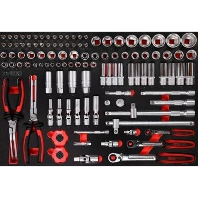 Image de KS TOOLS 811.0111 Jeu de douilles 1/4&quot;, 1/2pouce