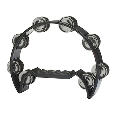 Image de Stagg TAB2BK Tambourin 1/ lune 16 cymbalettes Noir