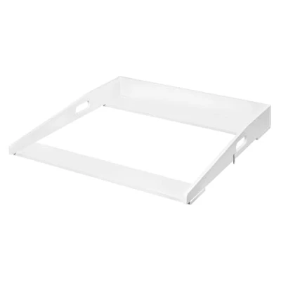 Image de WOLTU Plan à Langer, Langer pour Commode, Plateau Table Commode Bébé, Matelas 70x75x10cm, Blanc, en MDF, WT016ws70