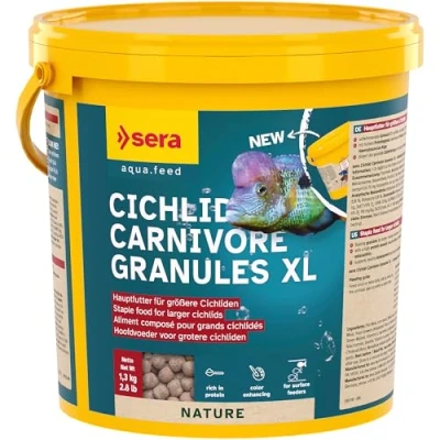 Image de sera 00215 Cichlid Red XL 3,8 Liter das Hauptfutter für größere carnivore Cichliden