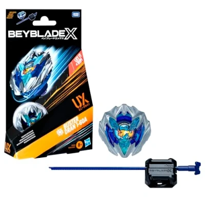 Image de Beyblade X Buster Dran 1 60A UX, toupie de type endurance et lanceur, toupies combat authentiques Takara Tomy, dès 8 ans