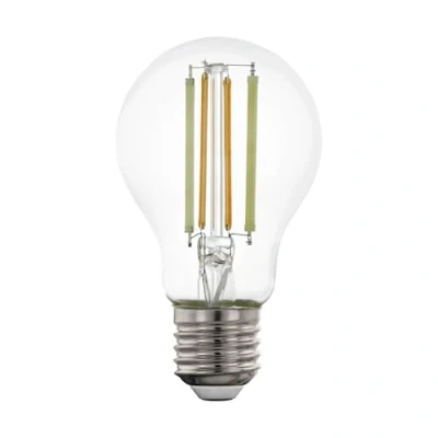 Image de Eglo connect.z Ampoule LED E27 connectée, A60, ZigBee, contrôlable par appli et commande vocale, dimmable, blanc chaud froid, 700 lumens, 6 watts, transparent, design vintage