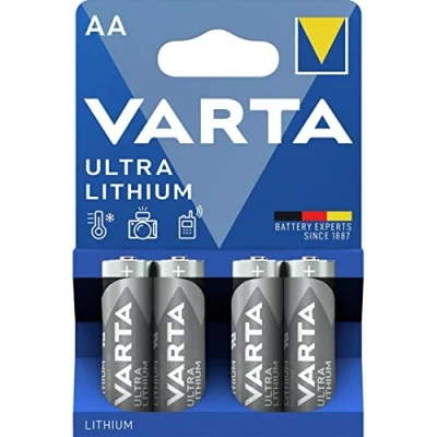 Image de VARTA Lot de 3 Blisters 4 piles &quot;Professional Lithium&quot; LR6 Mignon (AA)
