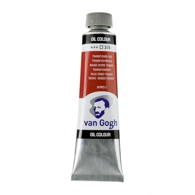 Image de Van Gogh Peinture à l&#039;huile TRAN OX RD, rouge oxyde transparent, taille unique