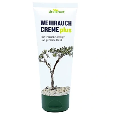 Image de Encens Creme plus 3 herbes, 100 ml, extrait de boswellia, arnica, gingembre et huile d&#039;avocat, fabrication allemande
