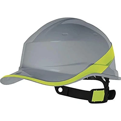 Image de Casque de baseball réglable Delta Plus DIAM5GRJAFL Gris/jaune (lot 1)