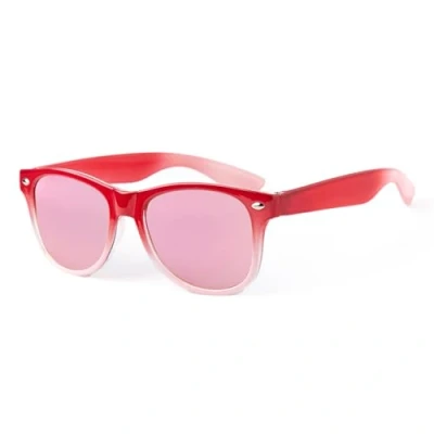 Image de Kiddus Lunettes de Soleil Polarisées Enfants. Age recommandée 6+ ans. Protection solaire UV400. Conformes à la norme européenne EN ISO 12312 1 : 2022. Modèle: Dégradé du rose au clair