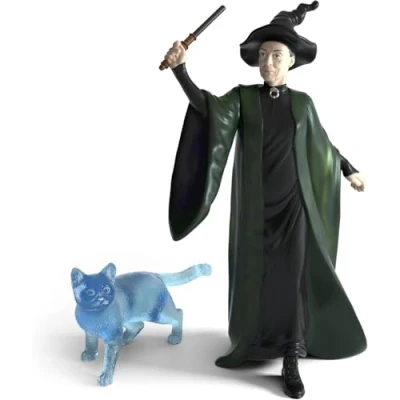 Image de schleich 42682 Professeur McGonagall et son Patronus, dès 6 ans, WIZARDING WORLD figurine, 16 x 11 18 cm