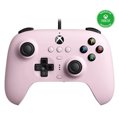 Image de 8Bitdo Ultimate Wired Controller for Xbox Series X, S, One, Windows 10 &amp; 11 (Pink) (Xbox X)